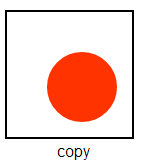 The globalCompositeOperation copy setting