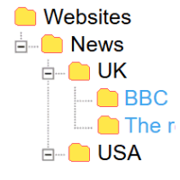 The RGraph Tree object can be shown as a dynamic tree menu